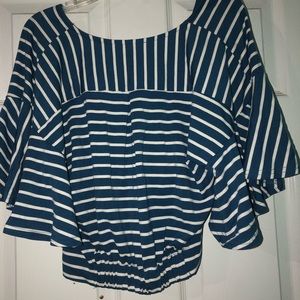 She + Sky cropped top